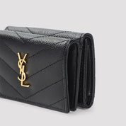 Saint Laurent Compact Card Holder - WOMEN ACCESSORIES - Saint Laurent - T.Luxy