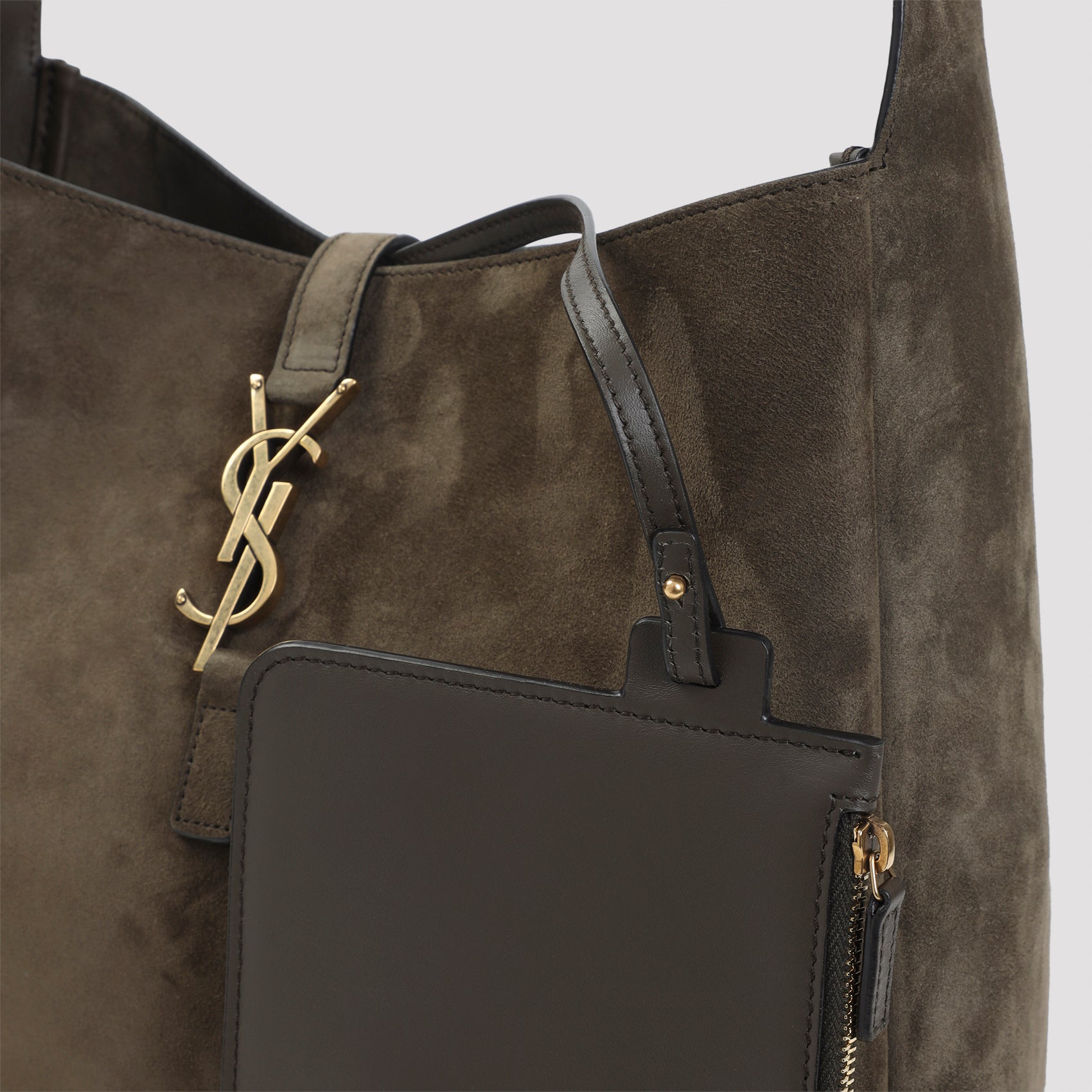 Saint Laurent Le 5 à 7 Suede Bag - WOMEN BAGS - SAINT LAURENT - T.Luxy