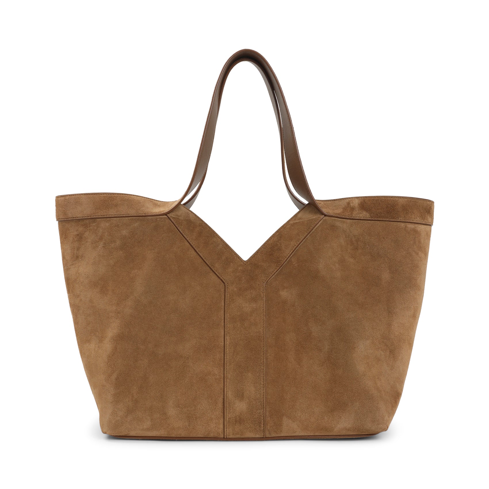 Saint Laurent Suede Small Y Tote Bag - WOMEN BAGS - SAINT LAURENT - T.Luxy