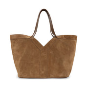 Saint Laurent Suede Small Y Tote Bag - WOMEN BAGS - SAINT LAURENT - T.Luxy