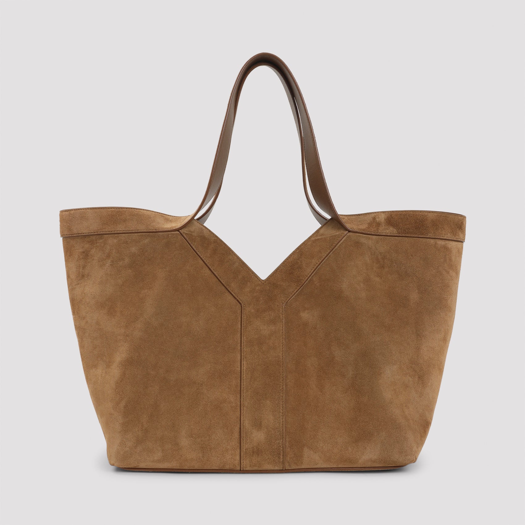 Saint Laurent Suede Small Y Tote Bag - WOMEN BAGS - SAINT LAURENT - T.Luxy