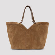 Saint Laurent Suede Small Y Tote Bag - WOMEN BAGS - SAINT LAURENT - T.Luxy