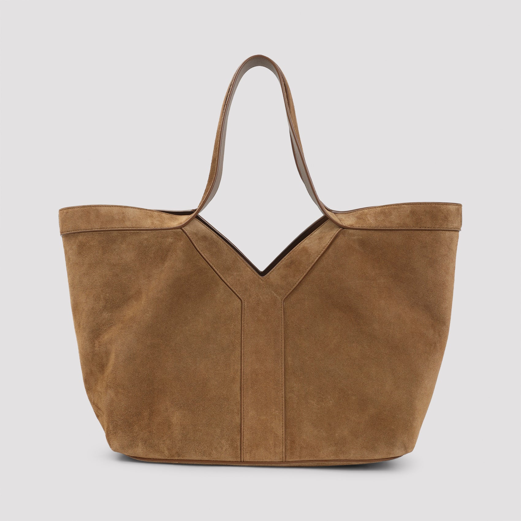 Saint Laurent Suede Small Y Tote Bag - WOMEN BAGS - SAINT LAURENT - T.Luxy