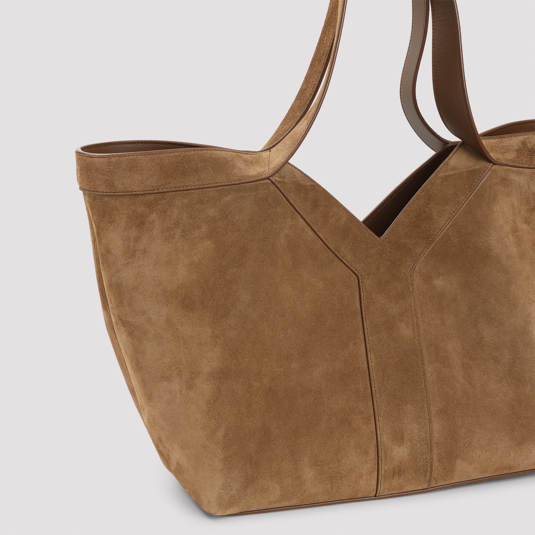 Saint Laurent Suede Small Y Tote Bag - WOMEN BAGS - SAINT LAURENT - T.Luxy