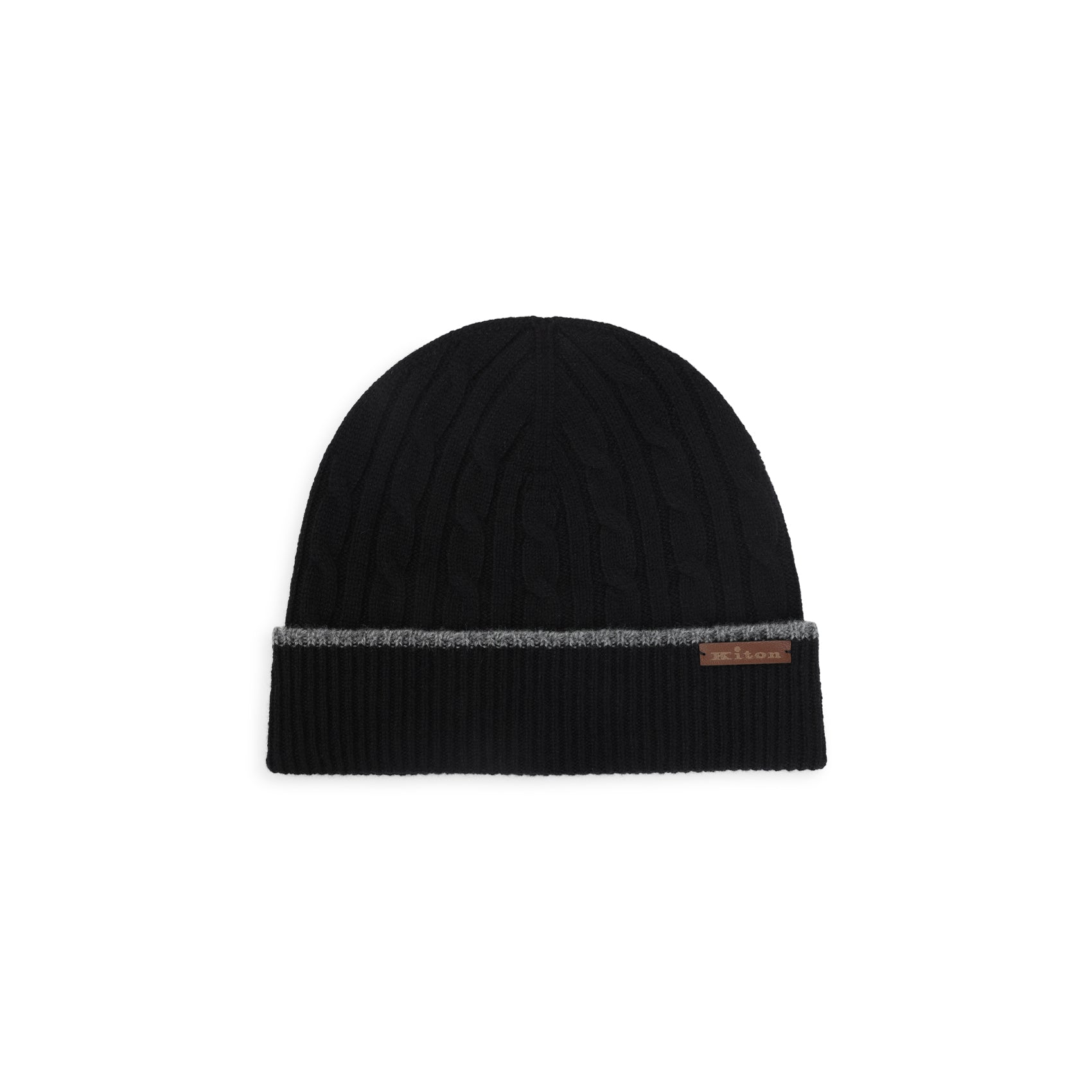 Kiton Cable-Knit Beanie - MEN ACCESSORIES - KITON - T.Luxy