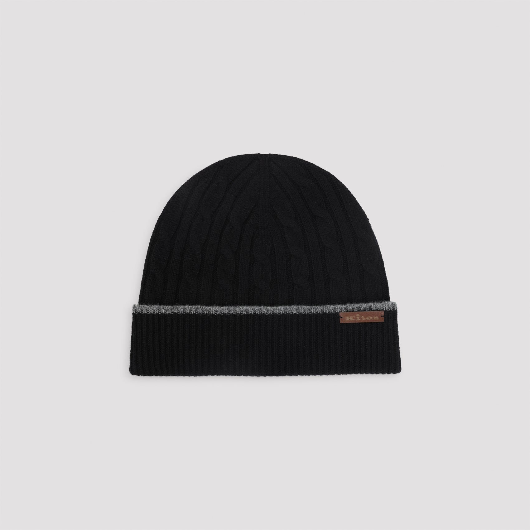 Kiton Cable-Knit Beanie - MEN ACCESSORIES - KITON - T.Luxy
