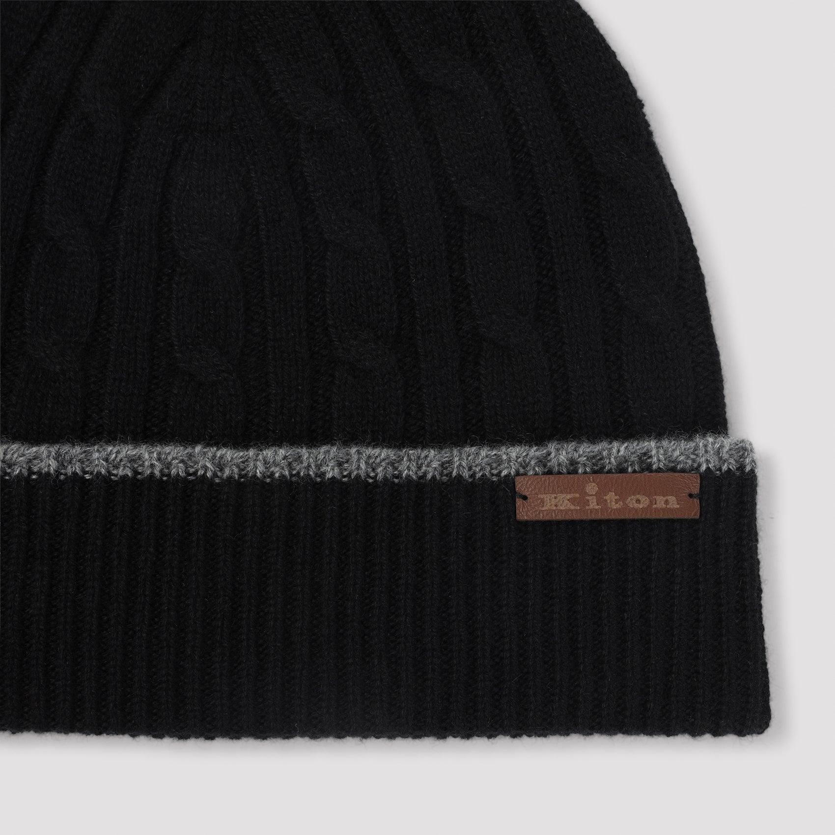 Kiton Cable-Knit Beanie - MEN ACCESSORIES - KITON - T.Luxy