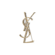 Saint Laurent Monogramme Brooch - WOMEN ACCESSORIES - Saint Laurent - T.Luxy