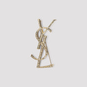 Saint Laurent Monogramme Brooch - WOMEN ACCESSORIES - Saint Laurent - T.Luxy