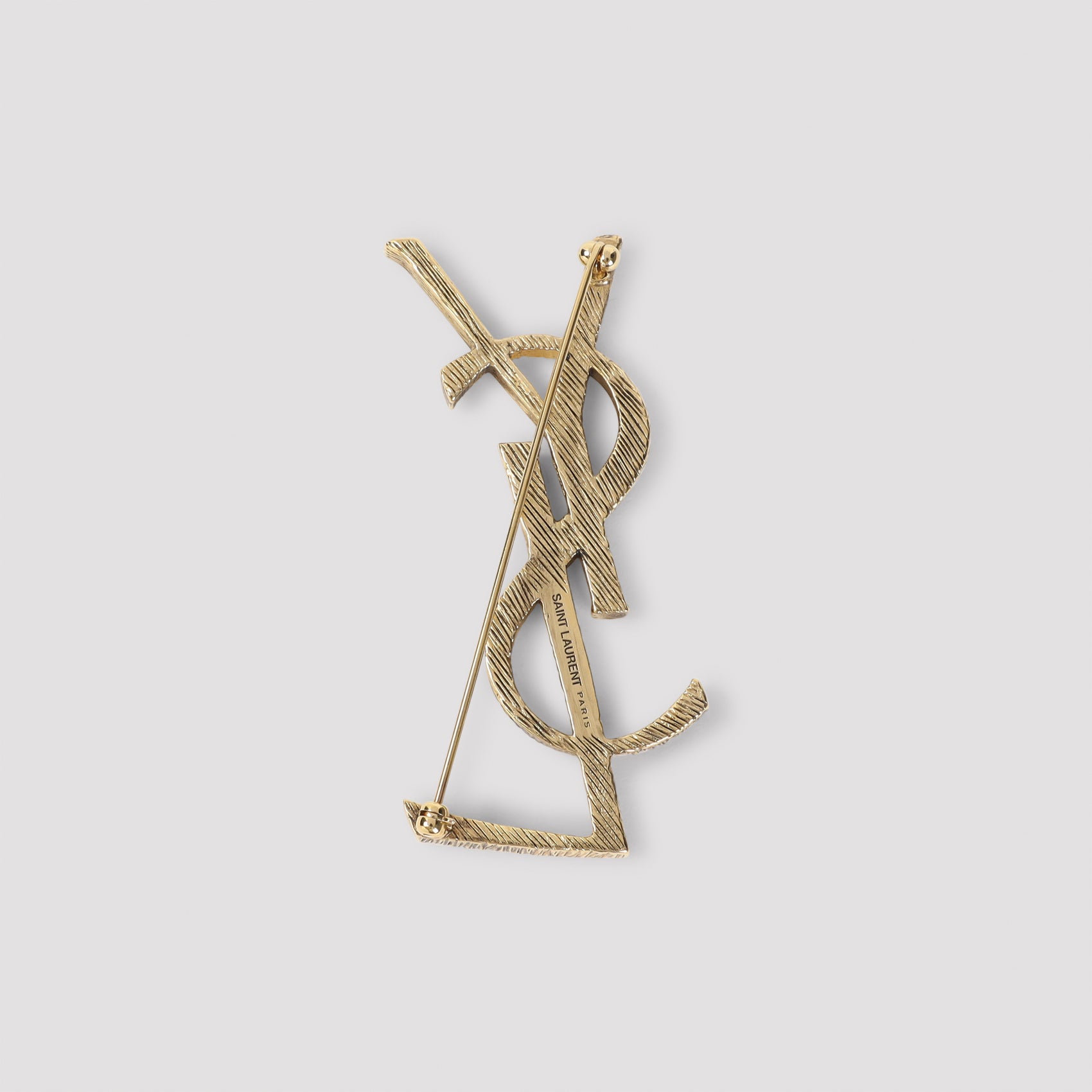 Saint Laurent Monogramme Brooch - WOMEN ACCESSORIES - Saint Laurent - T.Luxy