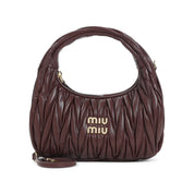 Miu Miu Small Wander Matelassé Hobo Bag - WOMEN BAGS - MIU MIU - T.Luxy