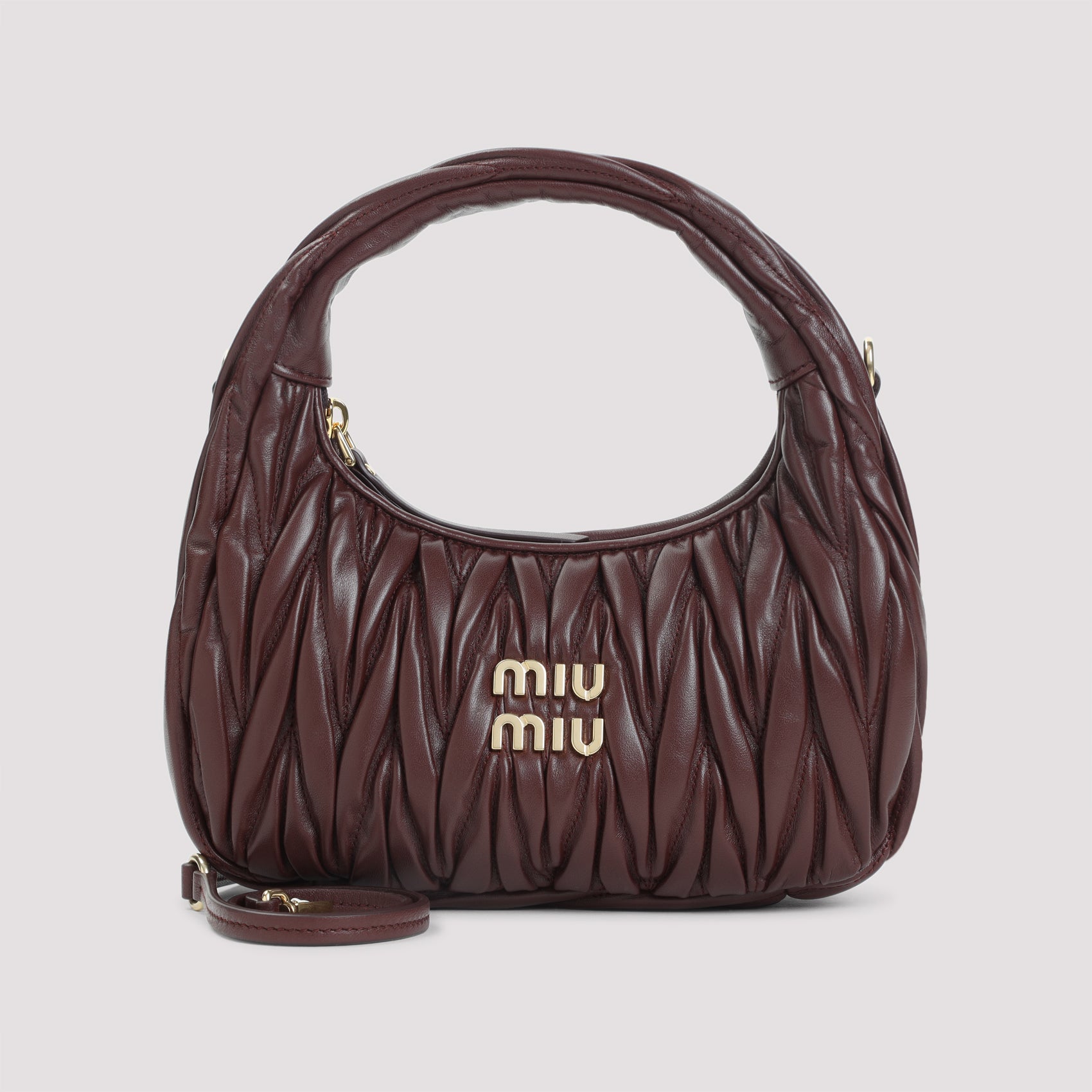 Miu Miu Small Wander Matelassé Hobo Bag - WOMEN BAGS - MIU MIU - T.Luxy