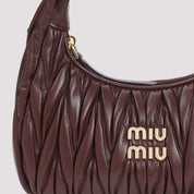 Miu Miu Small Wander Matelassé Hobo Bag - WOMEN BAGS - MIU MIU - T.Luxy