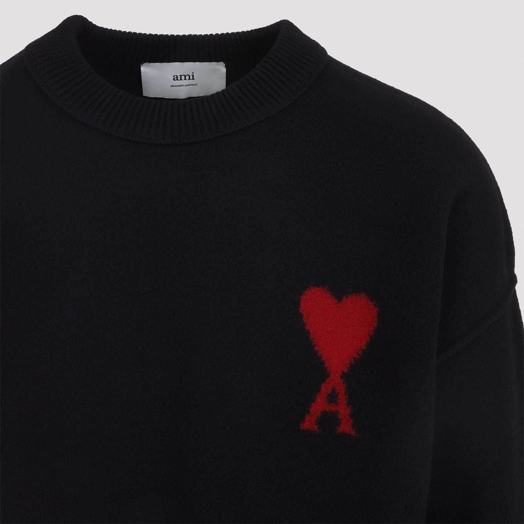 Ami Paris Sweater - Black | a7c4ddc413a8f0b32d52eec1b4b8e348dcfcde64