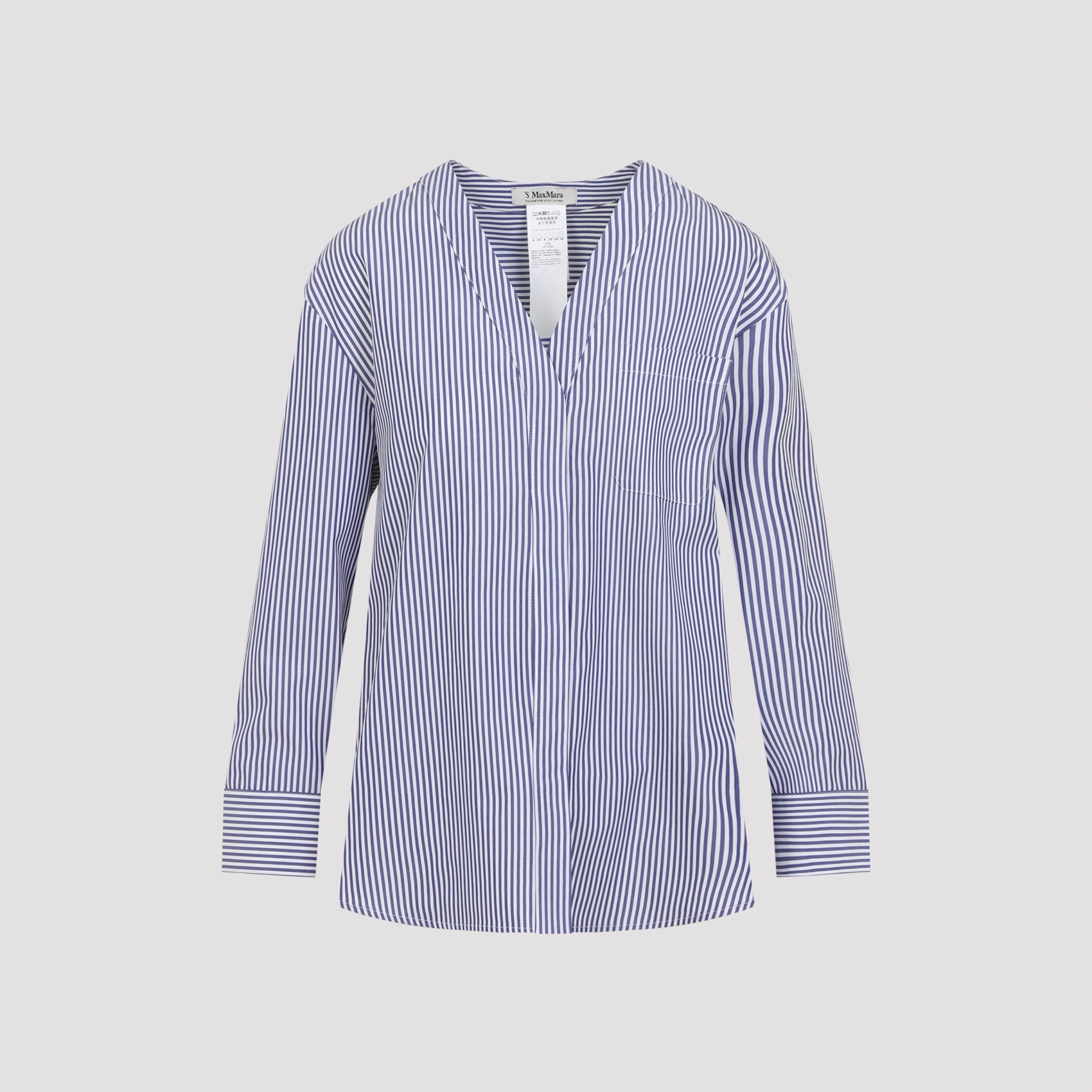 Max Mara`S Striped - Blue | ec85f740ebdea6c06584d104bac132210fd83e2f