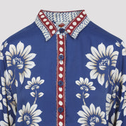 Farm Rio Shirts - Blue | 1423f7f19408a23bb3aa95277243f9bb20fe0cfc