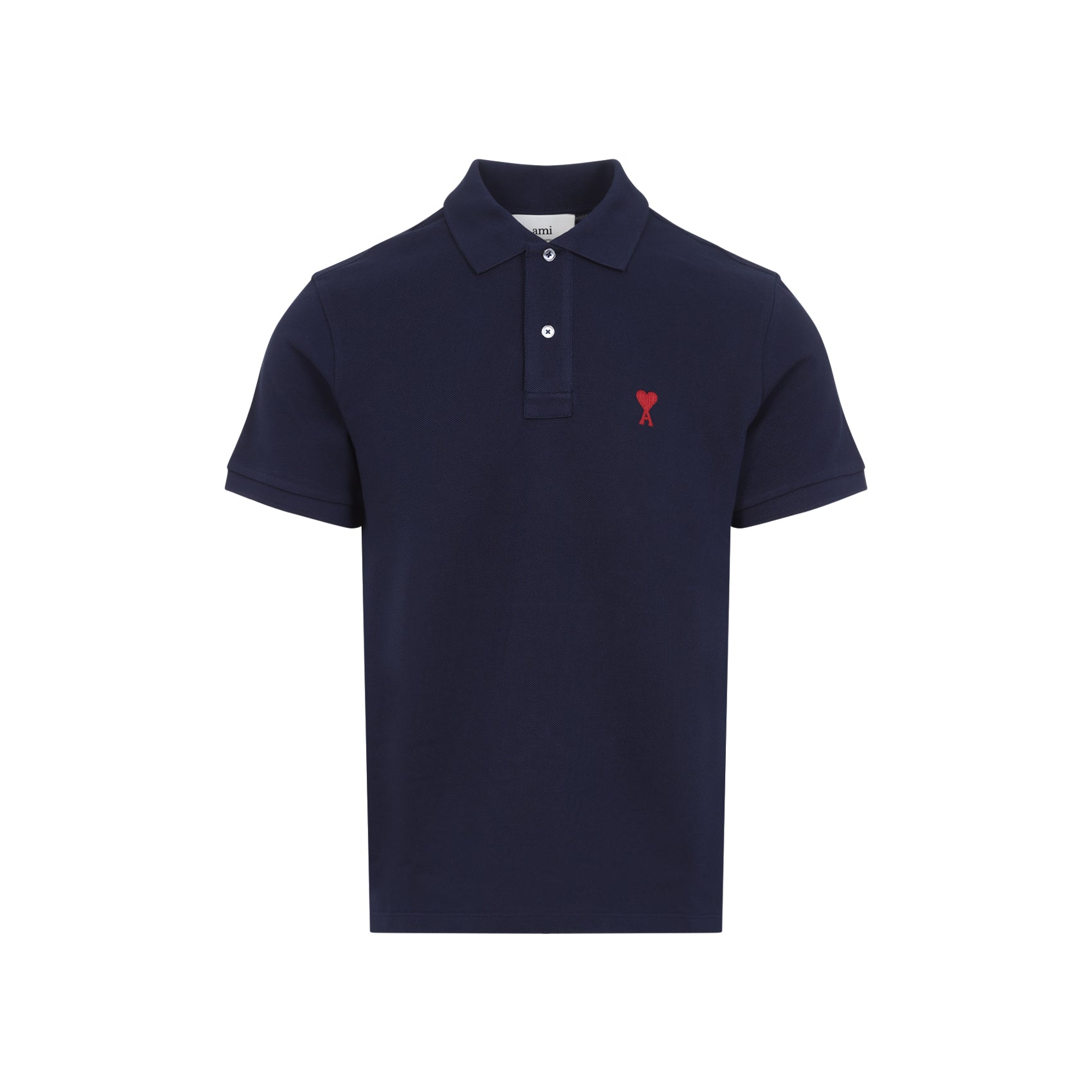 Ami Paris Polo - Blue | 443a1e6a96d8c76805cedf25b55027362cc0e6d0