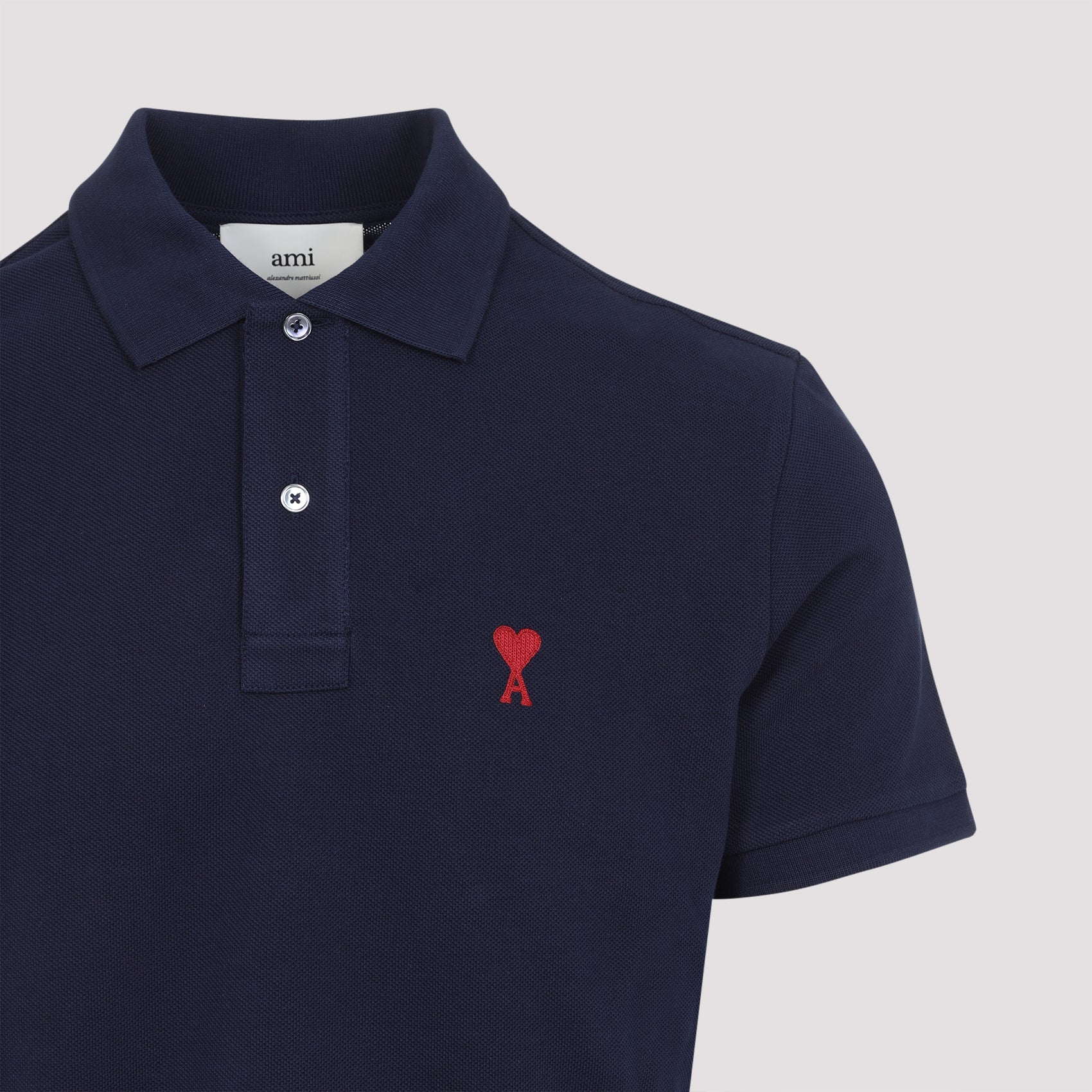 Ami Paris Polo - Blue | 85bda00ba83c1ac12b081409b0917a958dd43f2d
