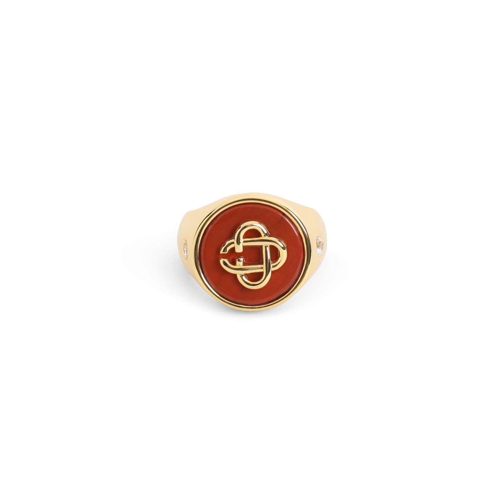 Casablanca Stone Signet Ring - MEN ACCESSORIES - CASABLANCA - T.Luxy