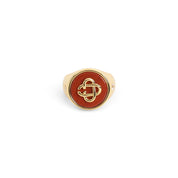 Casablanca Stone Signet Ring - MEN ACCESSORIES - CASABLANCA - T.Luxy