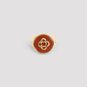 Casablanca Stone Signet Ring - MEN ACCESSORIES - CASABLANCA - T.Luxy