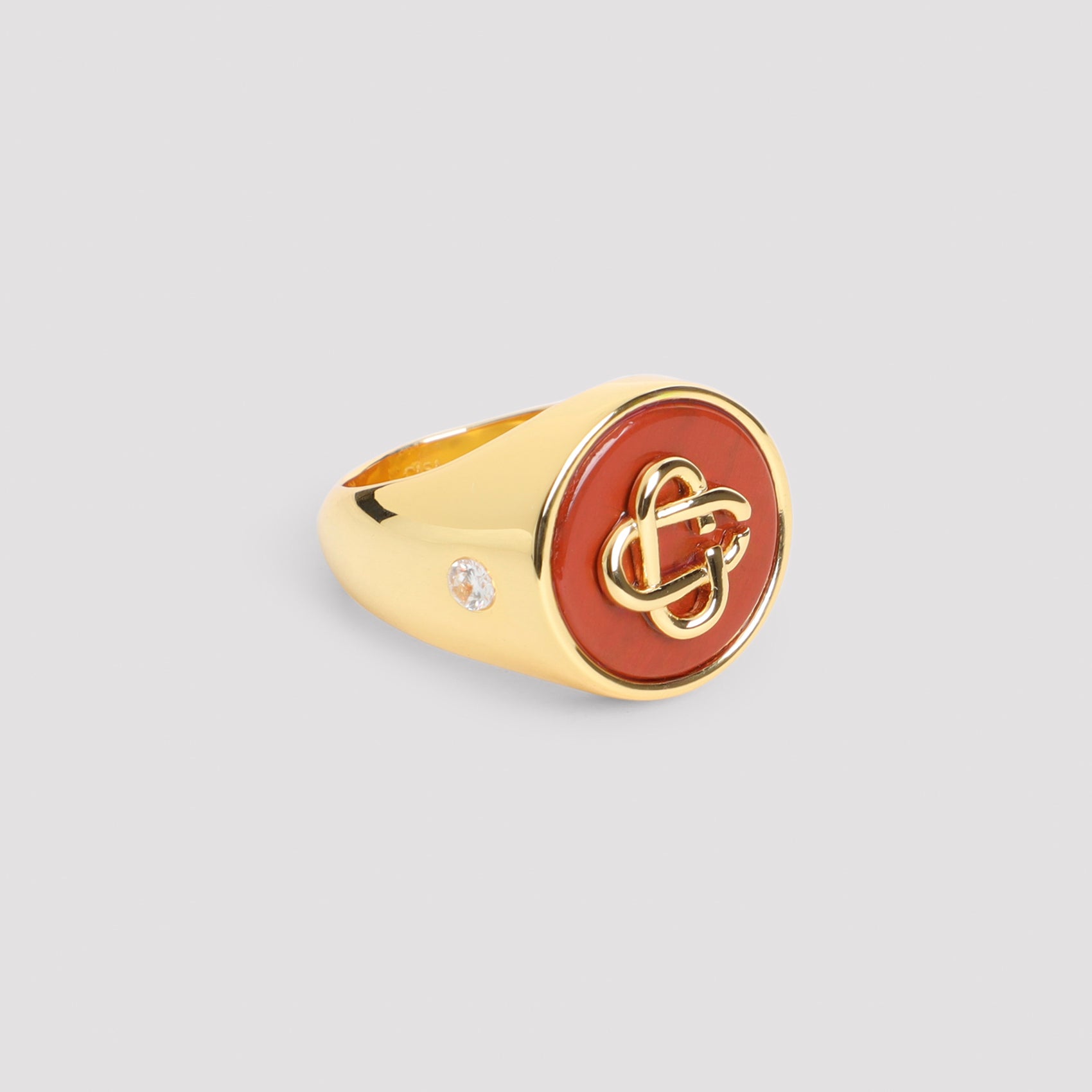Casablanca Stone Signet Ring - MEN ACCESSORIES - CASABLANCA - T.Luxy