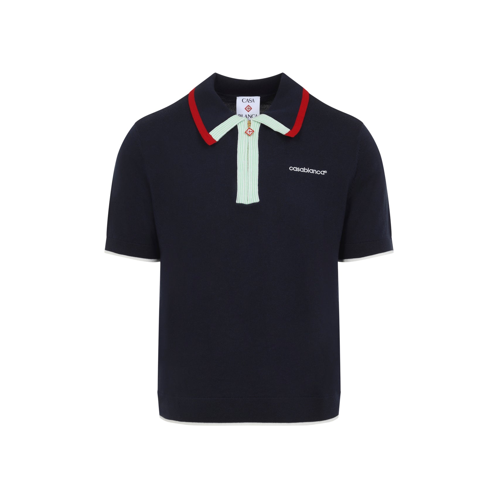 Casablanca Knitted Track Polo - MEN CLOTHING - CASABLANCA - T.Luxy