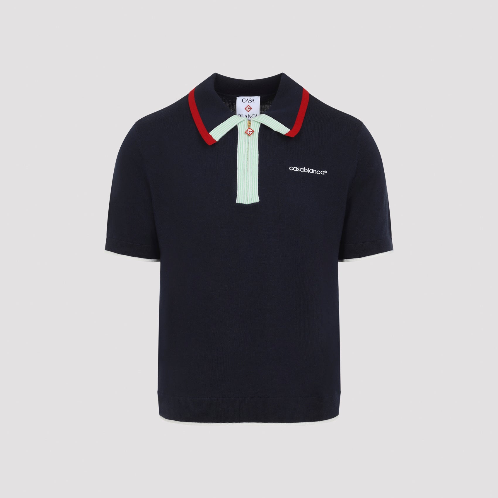 Casablanca Knitted Track Polo - MEN CLOTHING - CASABLANCA - T.Luxy