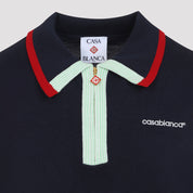 Casablanca Knitted Track Polo - MEN CLOTHING - CASABLANCA - T.Luxy