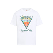 Casablanca Tennis Club T-Shirt - MEN CLOTHING - CASABLANCA - T.Luxy