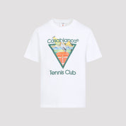 Casablanca Tennis Club T-Shirt - MEN CLOTHING - CASABLANCA - T.Luxy