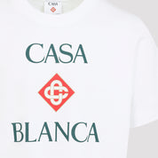 Casablanca Logo-Print T-Shirt - MEN CLOTHING - Casablanca - T.Luxy
