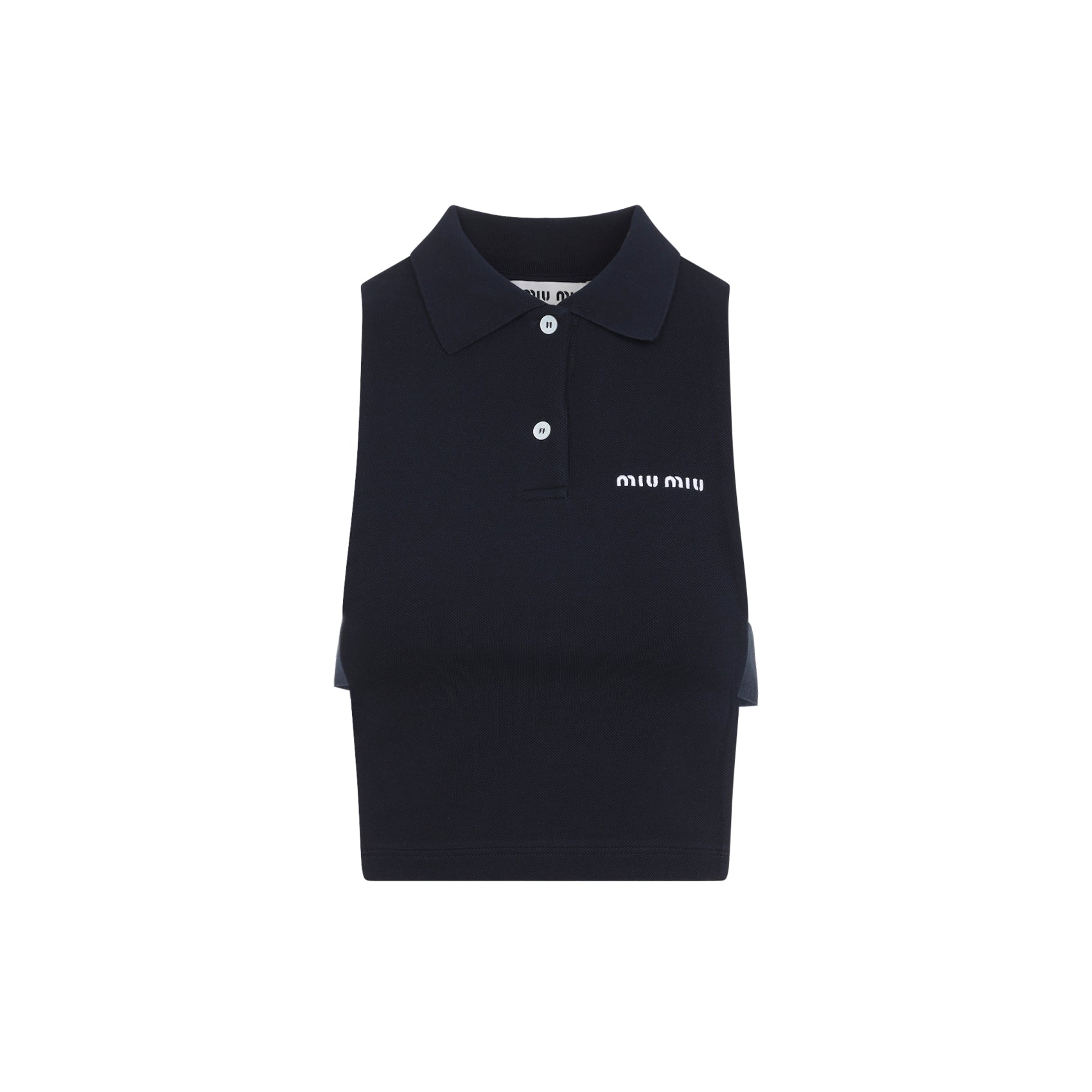 Miu Miu Cotton Polo - WOMEN CLOTHING - Miu Miu - T.Luxy