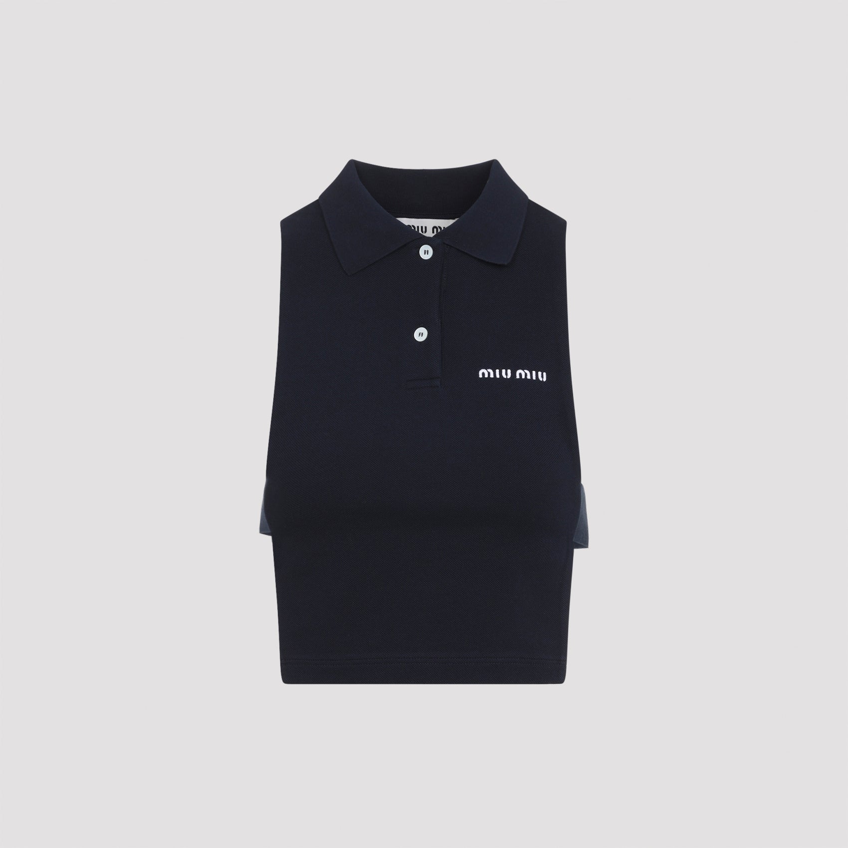 Miu Miu Cotton Polo - WOMEN CLOTHING - Miu Miu - T.Luxy