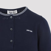 Miu Miu Cardigan - Blue | d1bce2478fd8e3c319774c86c151258a2a268c73