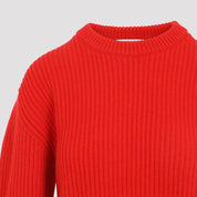 Jil Sander Ribbed Knit Sweater - WOMEN CLOTHING - JIL SANDER - T.Luxy