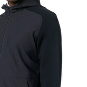 Herno Knit-Sleeve Hooded Jacket