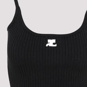 Courreges Vests & tanks - Black | 6d069b9b44229bca287678734dcc773cb86727dc
