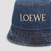 Loewe Denim Bucket Hat - WOMEN ACCESSORIES - Loewe - T.Luxy