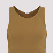 Saint Laurent Vests & tanks - Brown | d0740ea30515bec832ea7184b4f741c32a7068ab