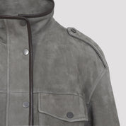 Brunello Cucinelli Jackets - Grey | e6f764aff2636d3628d7b5b37060b65393fe399f