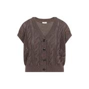 Peserico V neck - Brown | 28f79791f1d77589b14f409c3df578d0515afaae