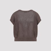 Peserico V neck - Brown | 94e63f7ed70ad535cf928a57b7592c05bf38ed7a