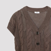 Peserico V neck - Brown | 9e645bf33551db79eee35fff70cf79682bfb488a