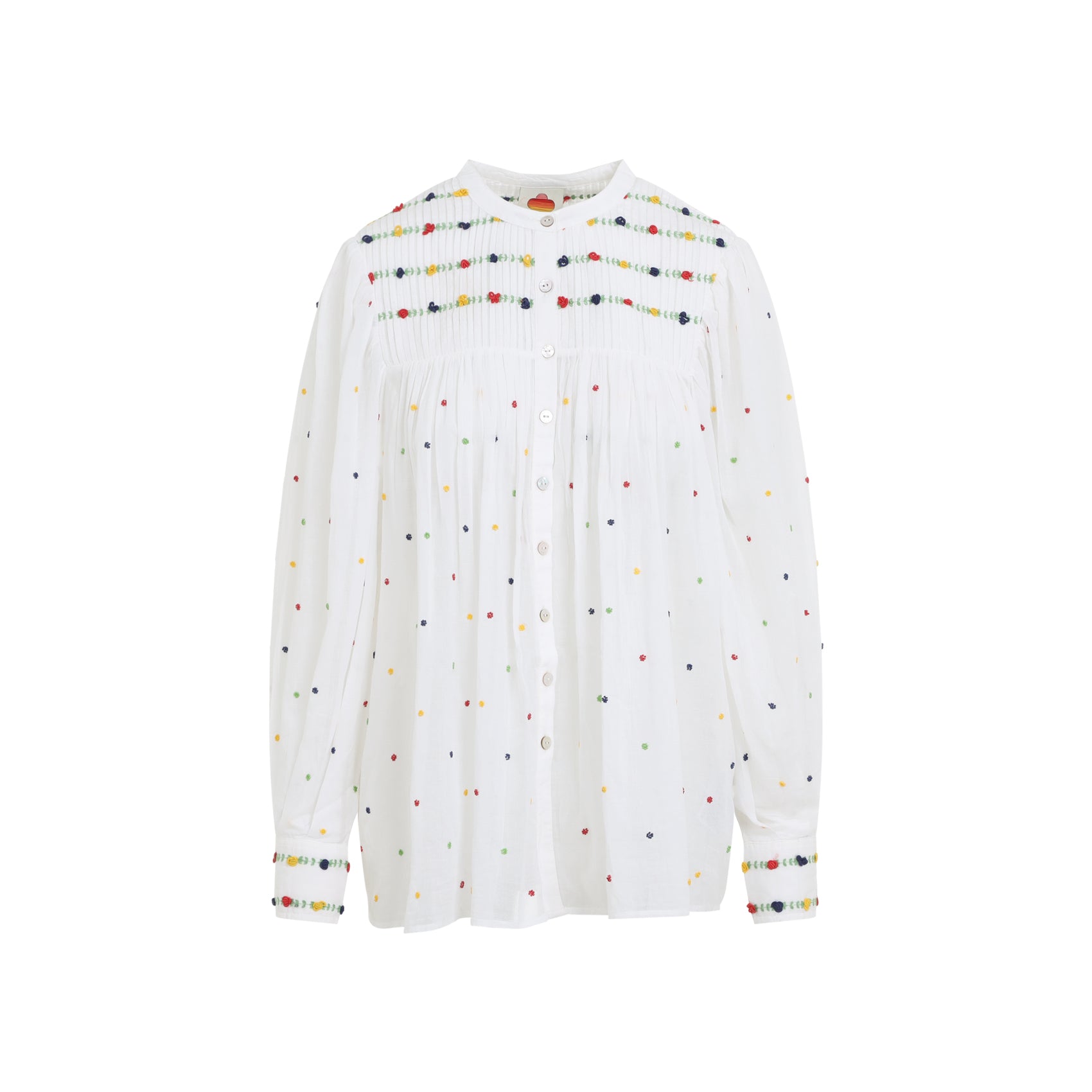Farm Rio Blouse - White | ef997428240095bbe853991d72576e18581ca0c2