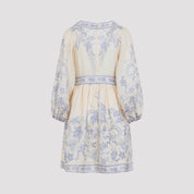 Zimmerman Indra Plunge Mini Dress - WOMEN CLOTHING - ZIMMERMANN - T.Luxy