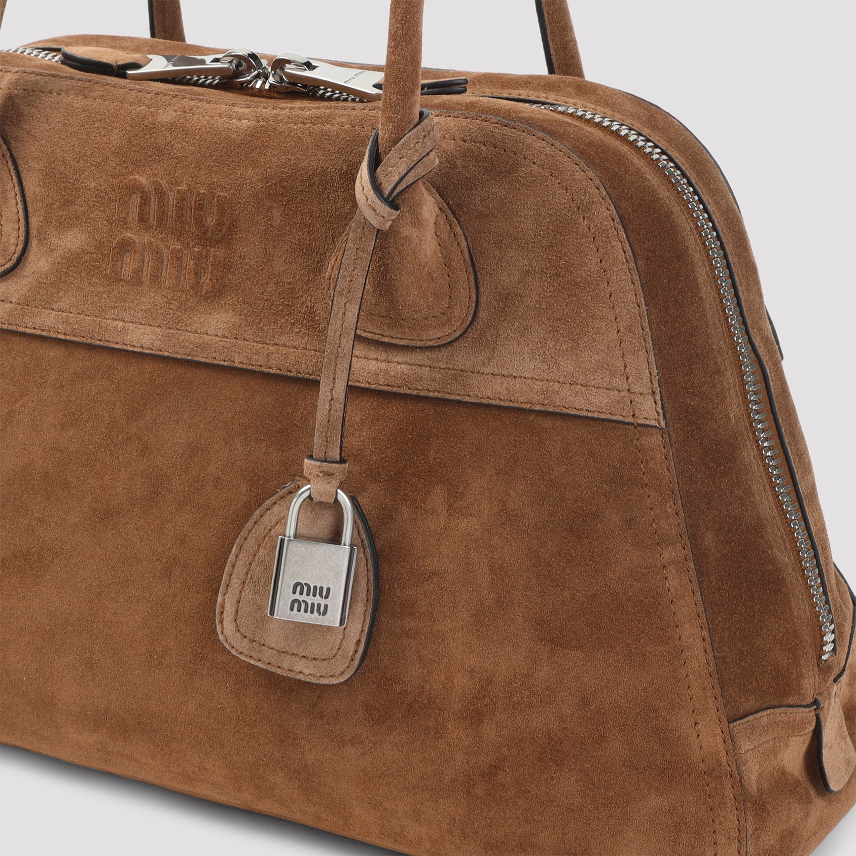 Miu Miu Vivant Suede Leather Bag - WOMEN BAGS - MIU MIU - T.Luxy