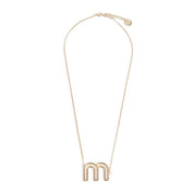 Miu Miu Necklaces - Metallic | 22e23718b953be5f9377b4b474fed208d7b6db23