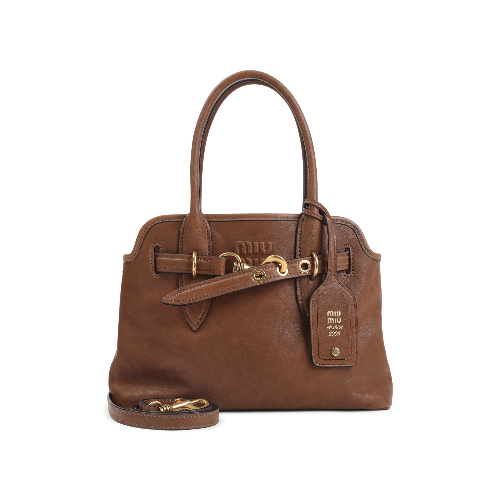 Miu Miu Shoulder Bags - Brown | 741f0dd7ab50366ae8cb0d93eeea8b831af47dda