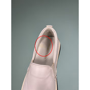 Sergio Rossi Leather Slip-Op Sneakers